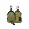 Truelove Multifunkčná taštička,na sáčky,kľúče,pamlsky,maškrty pre psov,vodoodolný materiál,zips,suchý zips,khaki,olivová 1