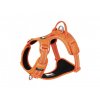 TLH5654 Truelove, postroj pre psa, celonastaviteľný na psa, nastaviteľný pre psov, reflexný na psov, s reflexnými prvkami, s rúčkou, s rukoväťou, oranžový 5