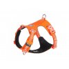 TLH6282 Truelove odľahčený celonastaviteľný postroj pre psa, ľahký pre psov, nastaviteľný na psa, reflexný na psov, s reflexnými prvkami, oranžový 5