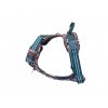TLH5656 Truelove, postroj pre psa, celonastaviteľný na psa, nastaviteľný pre psov, reflexný na psov, s reflexnými prvkami, s rúčkou, kvetinový, farebný, s rukoväťou 3