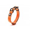 Truelove reflexný obojok pre psa, mäkký pre psov, na svetielko pre psy, duraplex, hliník, oranžový 1