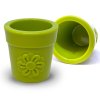 2 Multi Angle SodaPup Treat Dispensers SodaPup Flower Pot Green