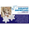 EBC 2 Standard Image Header with Text SodaPup Chew Toy SodaPup Nylon Snowflake White