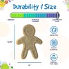 5 Durability and Size SodaPup Chew Toy SodaPup Nylon Gingerbread Man Brown