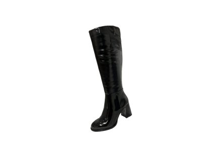 damska cizma tamaris 1 25515 41 black patent (2)