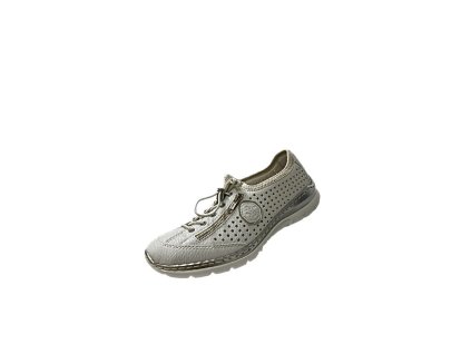 damske poltopanky rieker l3296 white comb