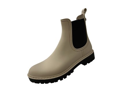 Dámske gumáky Tamaris 25359-29 - Ivory/ Black