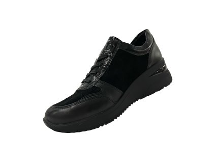 Dámske poltopánky Remonte D2418-03 - Black combination