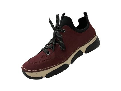 Dámske poltopánky Rieker 45973-36 - Red