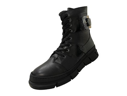 Dámske kotníčky Klop 248 005 - Black/BLK Patent