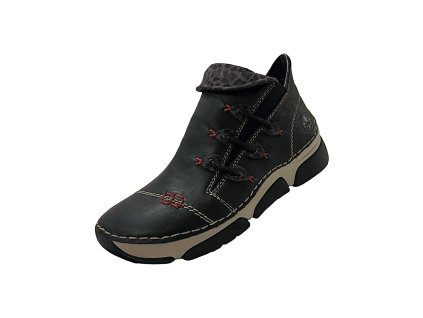 Dámske kotničky Rieker 45983-00 - Black