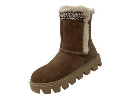 Dámske kotníčky Rieker W2075-20 - Brown