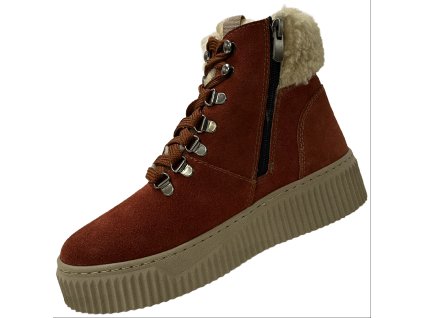 Dámske kotníčky-členková obuv 060/RED