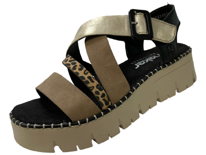 Dámske sandále Rieker V1063-90 Multi