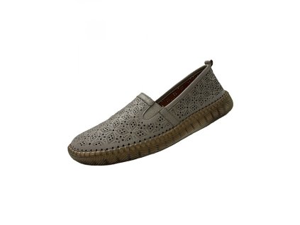 damske baleriny klop 999 1114 silver grey (4)