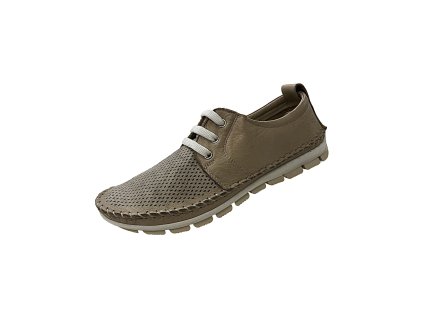 Dámske poltopánky Klop 079 AZR05 - Pudra