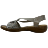 DÁMSKE SANDÁLE RIEKER 60880 - METALLIC