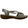 DÁMSKE SANDÁLE RIEKER 60880 - METALLIC
