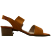 Dámske sandále CAPRICE 28211 ORANGE SUEDE