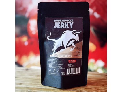 Budějovické jerky česnekové řeznictví Dědouch
