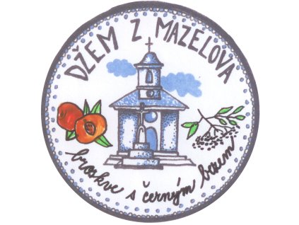 Broskve s černým bezem