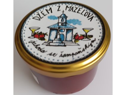 Jahoda se sektem džem