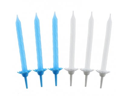swieczki urodzinowe 24 12 kolekcja niebieska wzo