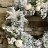 Zasněžený věnec 45cm