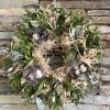 Jarní věnec s eukalyptem 40cm