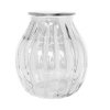 Váza sklo pr.19,5V21,5cm čirá