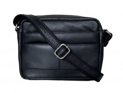 2665 8 damska kozena crossbody kabelka guru leather black