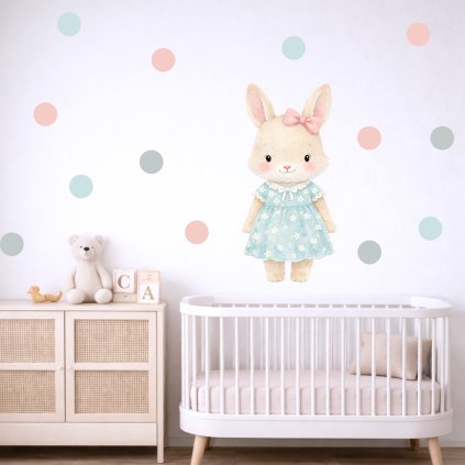 samolepky kralicek s puntiky3