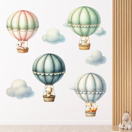samolepky balony se zviratky1