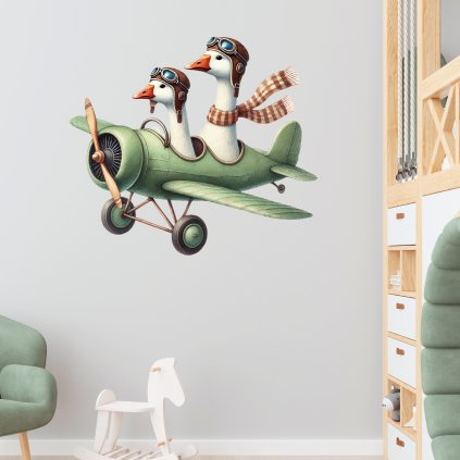 samolepky husy v letadle2