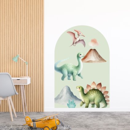 samolepky oblouk dinosauri1
