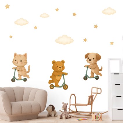 samolepky zviratka na kolobezkach3