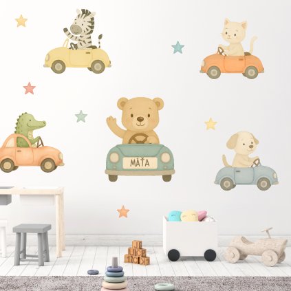 samolepky zviratka v autickach2