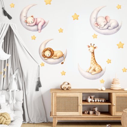 samolepky zviratka na mesicku3