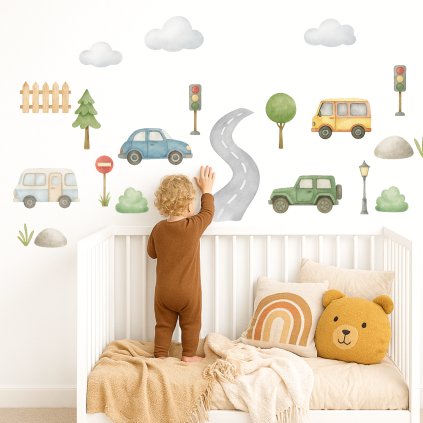 samolepky auticka a silnice2