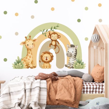 samolepky safari duha3