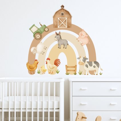 samolepky farma duha4