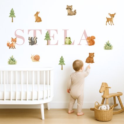 samolepky abeceda ruzova se zviratky1