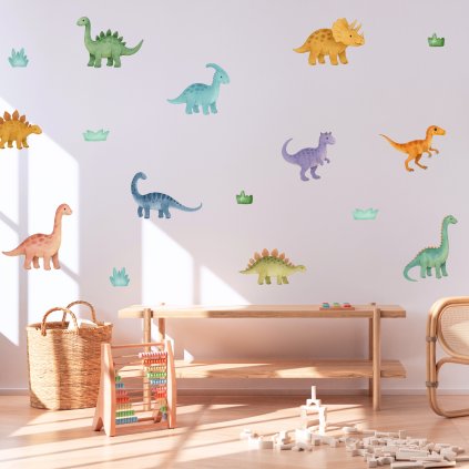 samolepky mini dinosauri1