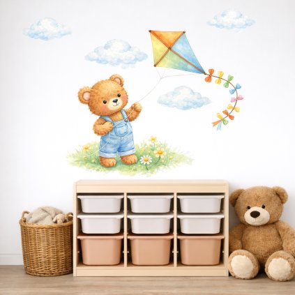 samolepky medvidek s drakem3