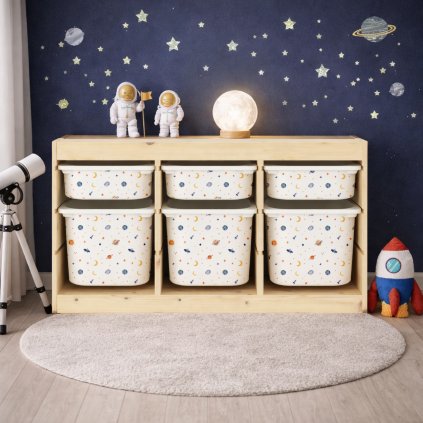 Planety - samolepky na boxy IKEA TROFAST
