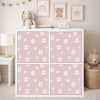Kopretiny - samolepky na skříňky IKEA KALLAX