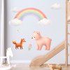 samolepky liska medvidek a duha3