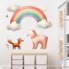 samolepky liska medvidek a duha1