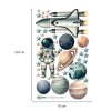 samolepky kosmonaut a raketa1