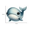 samolepky roztomila velryba velka rozmery